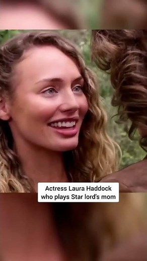 Star Lord's Grandmother Actress Laura Haddock Asking Captain America for his Autograph #marvel