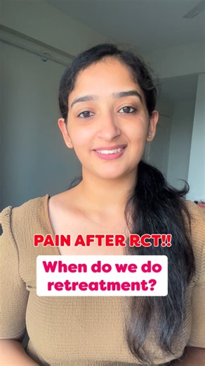 Dr. Rochi Kapoor | Dentist on Instagram: "When a Retreatment is indicated in a RC treated tooth with well obturated canals. ✨ Save this to refer when you decide the treatment plan for such tooth the next time! #dentaleducation #endotips #diagnóstico #dentalworld (Endo residents • Root canal failure • RCT retreatment • Treatment planning • Dental)"