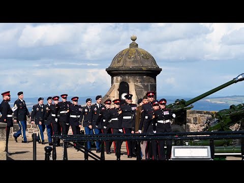 US Army experience Gun Salutes with British Army in Scotland