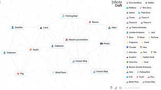 Infinite Craft All Crafting Combinations