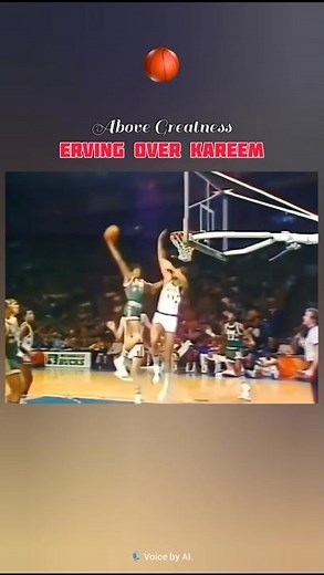 Julius Erving Rises Over Kareem Abdul-Jabbar | 76ers vs Lakers (1977)