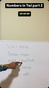 283 reactions · 10 comments | Numbers in Twi  part 2 #ghana#study #learn#africa #study #learnlanguages #accra #study #learning #tourghana #language #learntwi | Learn Twi | Facebook