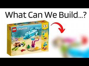 WHAT CAN WE BUILD from Lego Creator 31128: Dolphin and Turtle?