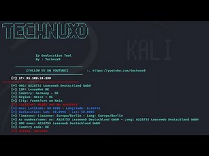 How To Geolocate An IP Address On A Kali Linux Computer