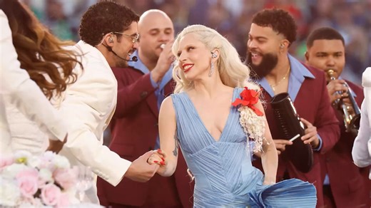 Bad Bunny brings out Lady Gaga and Ricky Martin at Super Bowl show