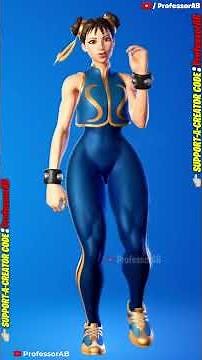 *NEW* Fortnite Jiggle Jiggle Tiktok Emote With Chun Li Thicc Skin 🍑😘😍😱🔥( ͡° ͜ʖ ͡°)