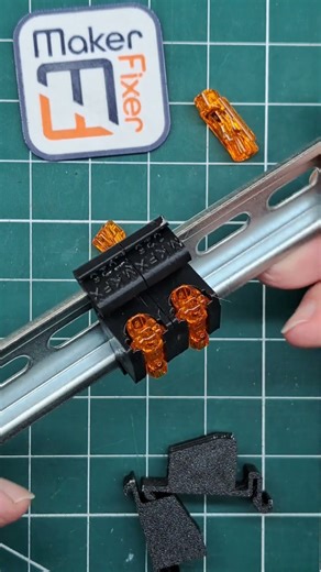 Ideal Spliceline connector DIN Rail Clips