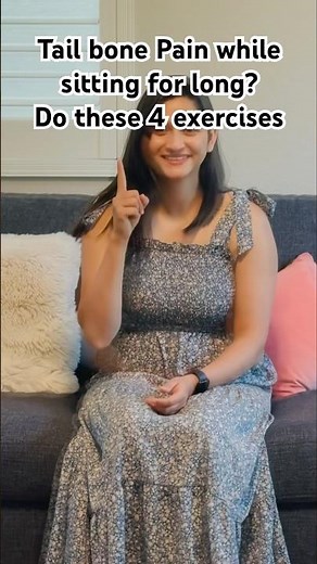 Chair Exercises for Tailbone Pain Relief (Coccyx Pain Fix!)