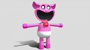 Picky Piggy || Catnap || smiling critters || - 3D model by fintuboi