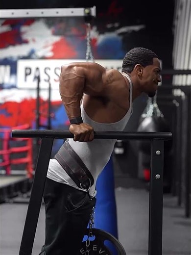 WEIGHTED DIP WORKOUT😈💯