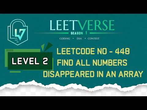 LeetCode 448 | Find All Numbers Disappeared in an Array