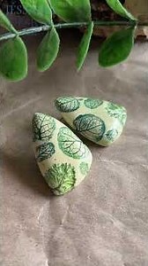 Using Herbs to Create Texture on Polymer Clay Earrings