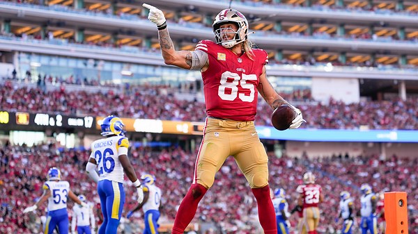 49ers star TE George Kittle reveals Achilles injury cost him cameo in 'Primitive War' sequel