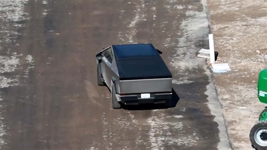 Tesla Cybertruck May Be 'Crab Walking' In New Drone Video