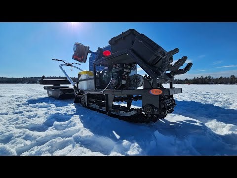 Closer Look at the Custom Track Sled / Snowdog / Snowmobile Alternative
