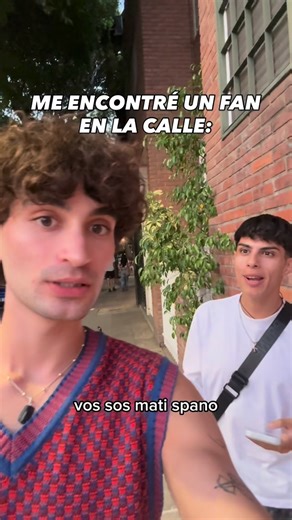 Mati Spano | me encuentro fans por la calle🤣 te amo amigo @franmauro_ #matispano | Instagram