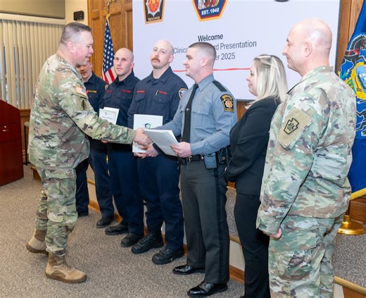 First responders recognized for life-saving efforts in crash near Fort Indiantown Gap