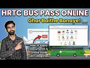 HRTC Bus Pass Online Ghar Baithe Banaye! 🚌 Documents & Apply Online (All Categories Guide)