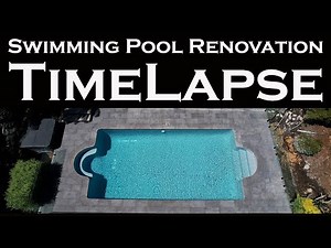 Timelapse of a Swimming pool Renovation / Restoration.