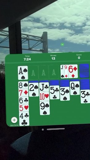 Why Solitaire on the PC? #VisionPro #quest #solitaire #virtualreality #mobilegame @staplegames
