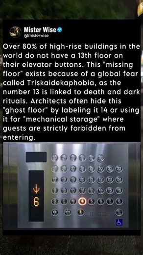 Why 80% of the high rise buildings do not have 13th floor #horror #viral #facts