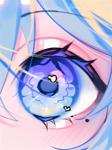 Blue Eyeshadow Tutorial: Speedpaint IbisPaint X Guide