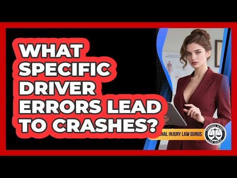 What Specific Driver Errors Lead To Crashes?