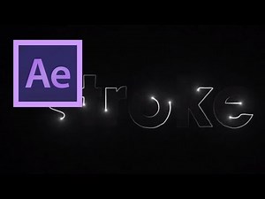 Create Particles Stroke Effect in After Effects