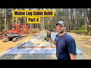 Building our Cabins DIY slab foundation