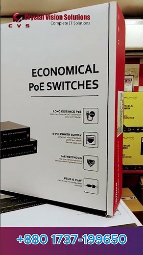 New Dahua PoE Cloud Managed Switch | CCTV Network Solution | Crystal Vision Solutions