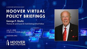 2.1K views · 37 reactions | Former Secretary of State George Shultz reflects on a lifetime of experiences and lessons for today, part of the Hoover Virtual Policy Briefings series. https://hvr.co/2E7jGjb | Hoover Institution | Facebook