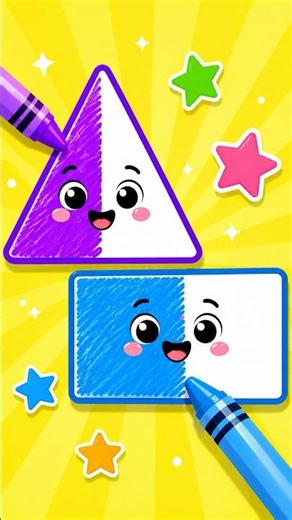 Triangle vs Rectangle 🎨