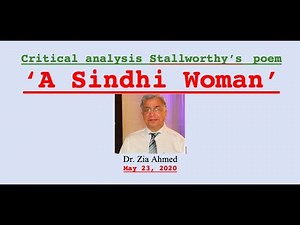 A Sindhi Woman by Jon Stallworthy (For Intermediate Students)