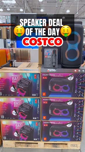 Costco just dropped the JBL PartyBox Speaker with a wireless mic — now $50 off at $399.99! This one has booming bass, colorful party lights, and a mic included so you’re karaoke-ready right out of the box. It’s perfect for family nights, parties, and backyard hangs — share this with a friend who loves to be the DJ. #costcofinds #costcowonders #costcoinfluencer #costco #jblpartybox #karaokenight #partyessentials #costcodeals #livesound | Costco Wonders