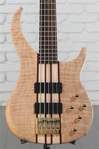 Peavey Cirrus 5 Electric 5-string Bass Guitar - Natural Flame Maple