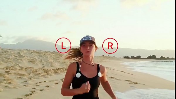 Magnetic Wearable Bluetooth Speakers (Black) for Running, Bicycling, Hiking, with Microphone