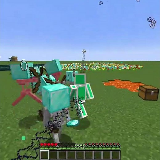 Cursed Crazy Diamond in Minecraft