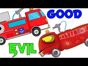Good Vs Evil Fire Truck | Fire Truck Vs Fire Truck