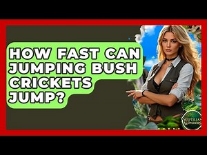 How Fast Can Jumping Bush Crickets Jump? - Reptilian Wonders