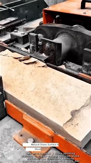 Natural Stone Surface Making Work Tool Using Stone Splitting Machine #worktool