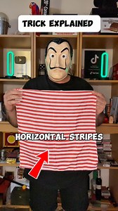 1.3K views · 3.2K reactions | STRIPE FLIP ! Magic Trick Explained 彩 #foryou #magic #tricks #magician #magictrick | The Mask Magic Tricks Revealed | Facebook