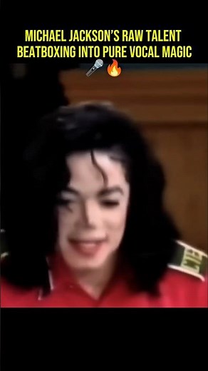 Michael Jackson’s Raw Talent — Beatboxing into Pure Vocal Magic 🎤🔥 #MichaelJackson #RawTalent