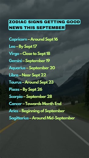 124K views · 359 reactions | Zodiac Signs Getting Good News This September #astrology #zindagi | Starlight Secerts | Facebook