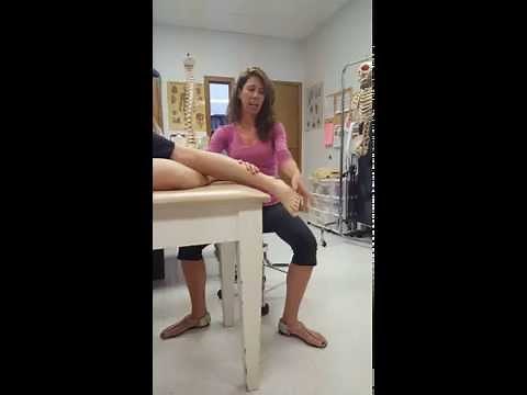 Manual muscle test MMT ankle invertors & evertors Dr. Bryan Physical Therapist