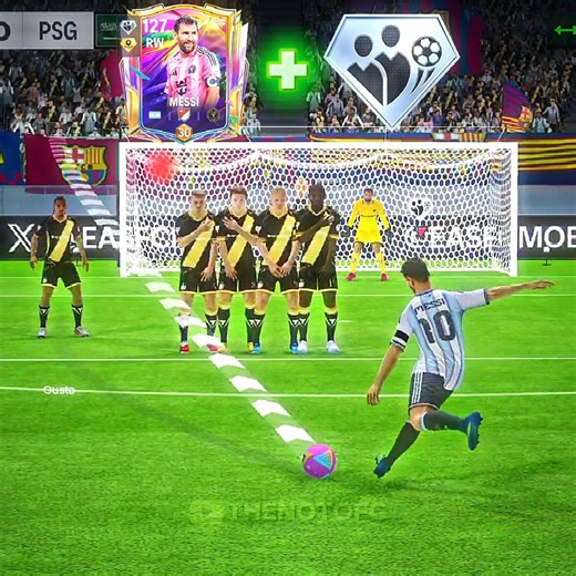 I Tried Messi’s DEADBALL Playstyle For Free Kicks 🤯 #fcmobile