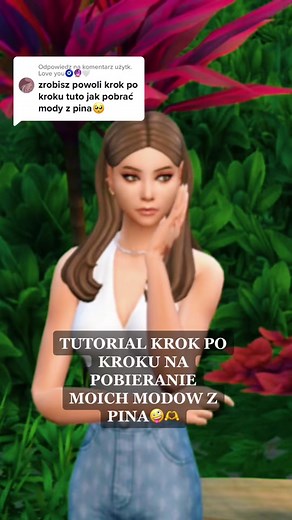 Odpowiadanie użytkownikowi @Love you🧿🔮🤍 💗💗 #dlaciebie #tutorial #thesims4 #fyp