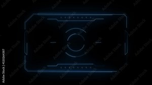 Hud Frame Digital Technology Plexus Lines, Technology HUD template. Frame HUD element. HUD viewfinder Interference. Hologram VHS Noise Background In Hi Future Frame.