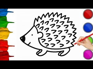 How to draw a Hedgehog | Easy Step by step for beginners