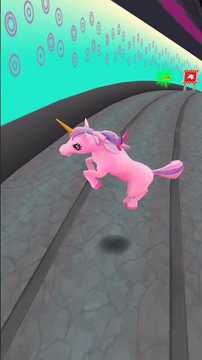 Unicorn Run Game Gameplay #shorts #unicorn