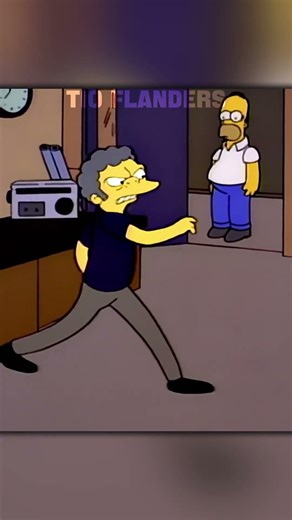 Moe teaches how to defend your girlfriend #simpsons